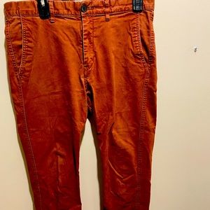 Rust colored chinos